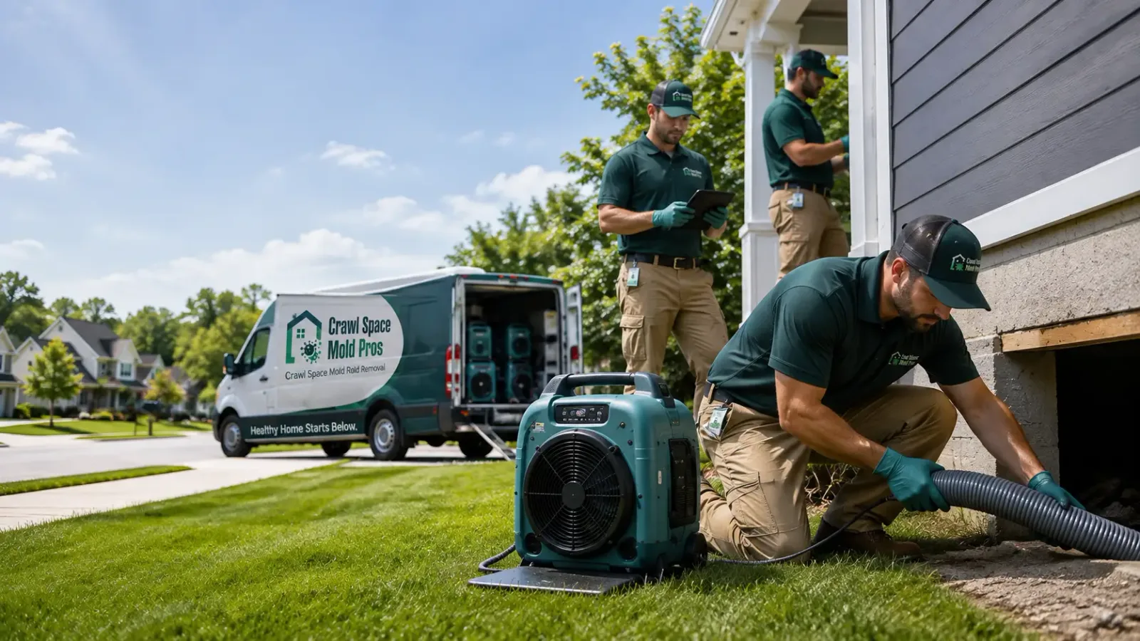 Crawl Space Mold Removal in Adams, WI